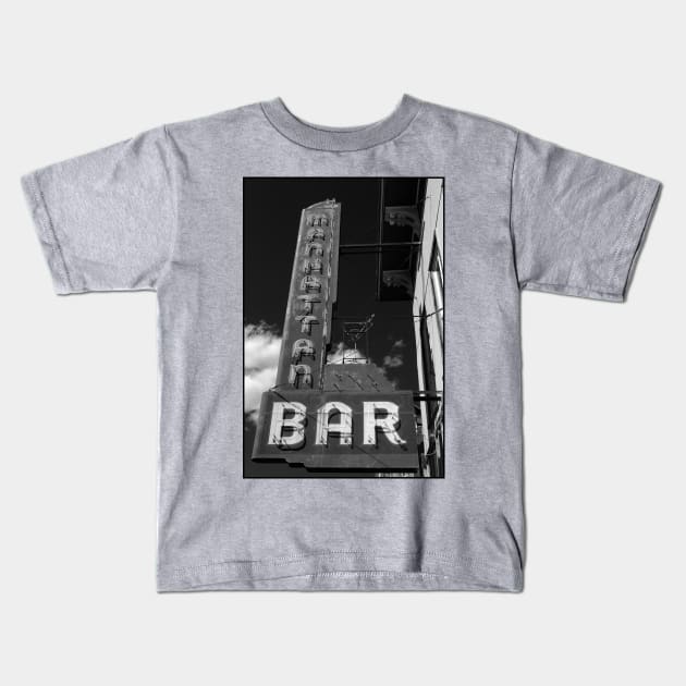 Manhattan Bar, Leadville CO, USA Kids T-Shirt by Photo IMAGINED